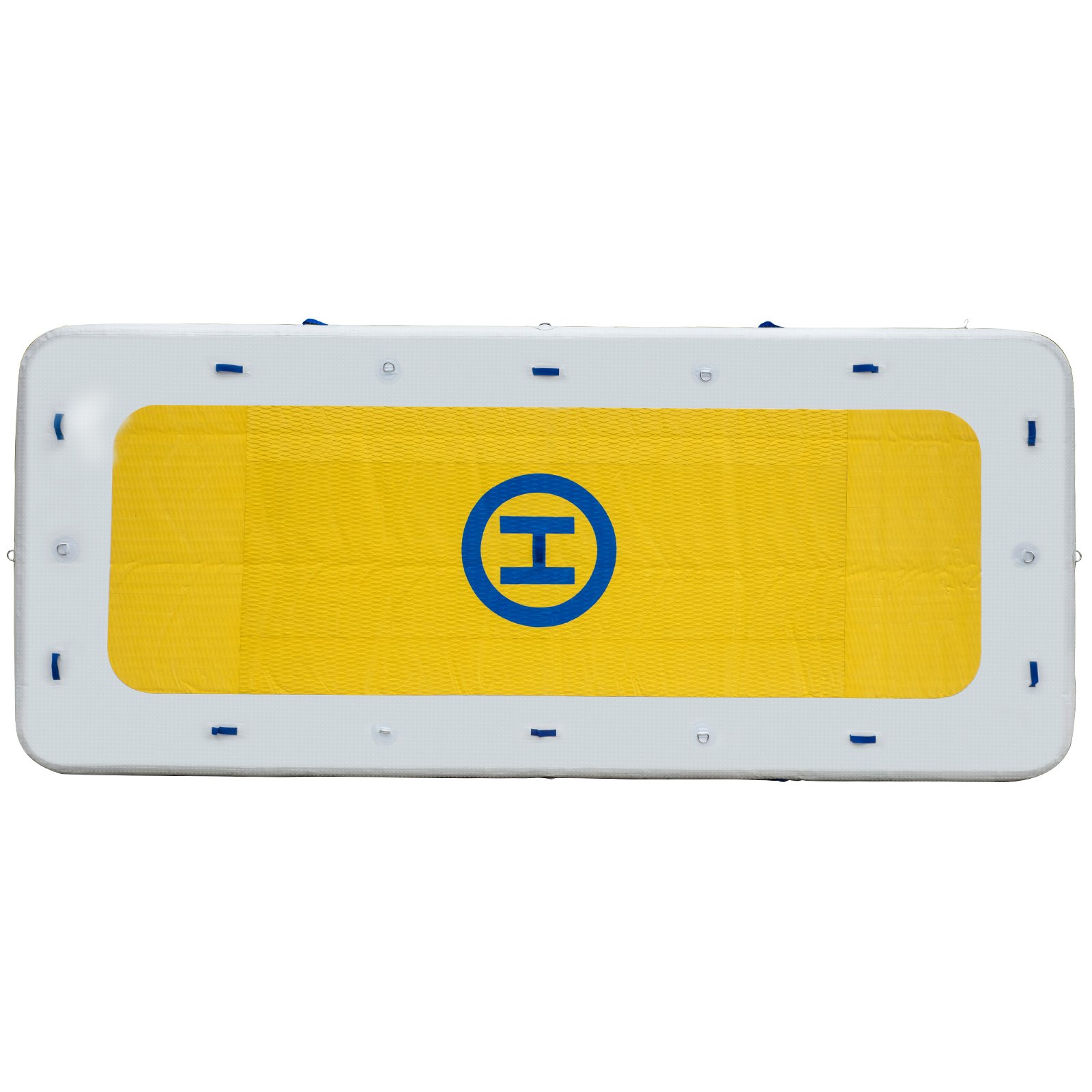 VEVOR Inflatable Dock Platform 15’x6’x6” Inflatable Dock, 10- to 12-Person Inflatable Floating Dock, Floating Platform with Electric Air Pump & Hand Pump for Pool Beach Ocean Lake Float for Adults