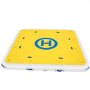 VEVOR Inflatable Dock Platform 7’x7’x6” Inflatable Dock, 10- to 12-Person Inflatable Floating Dock, Floating Platform with Electric Air Pump & Hand Pump for Pool Beach Ocean Lake Float for Adults