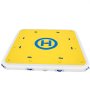 VEVOR Inflatable Dock Platform 7’x7’x6” Inflatable Dock, 10- to 12-Person Inflatable Floating Dock, Floating Platform with Electric Air Pump & Hand Pump for Pool Beach Ocean Lake Float for Adults