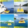 VEVOR Inflatable Dock Platform 7’x7’x6” Inflatable Dock, 10- to 12-Person Inflatable Floating Dock, Floating Platform with Electric Air Pump & Hand Pump for Pool Beach Ocean Lake Float for Adults