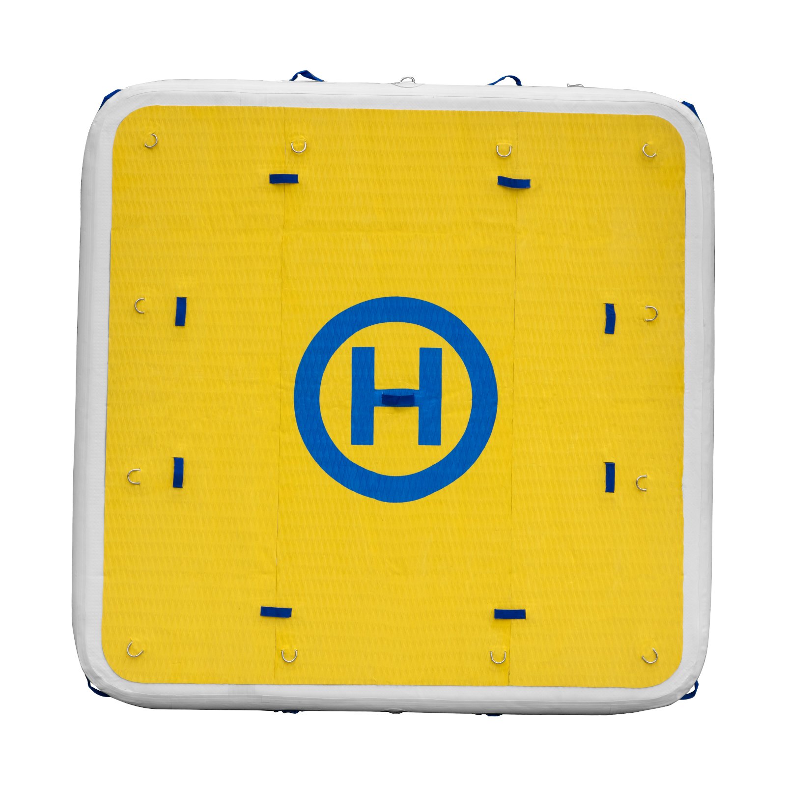 VEVOR Inflatable Dock Platform 7’x7’x6” Inflatable Dock, 10- to 12-Person Inflatable Floating Dock, Floating Platform with Electric Air Pump & Hand Pump for Pool Beach Ocean Lake Float for Adults