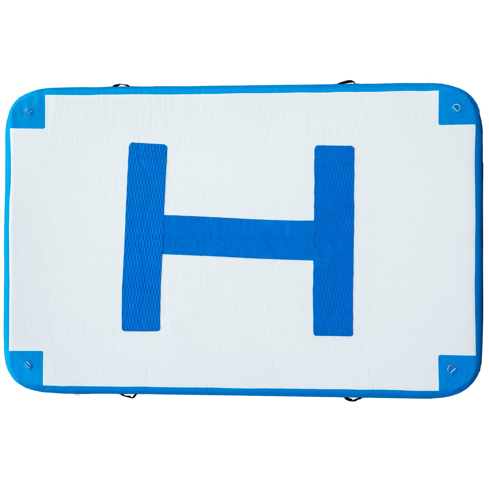 Vevor Inflatable Dock Platform Inflatable Dock 10'x6.5'x6" Floating Dock W/ Pump