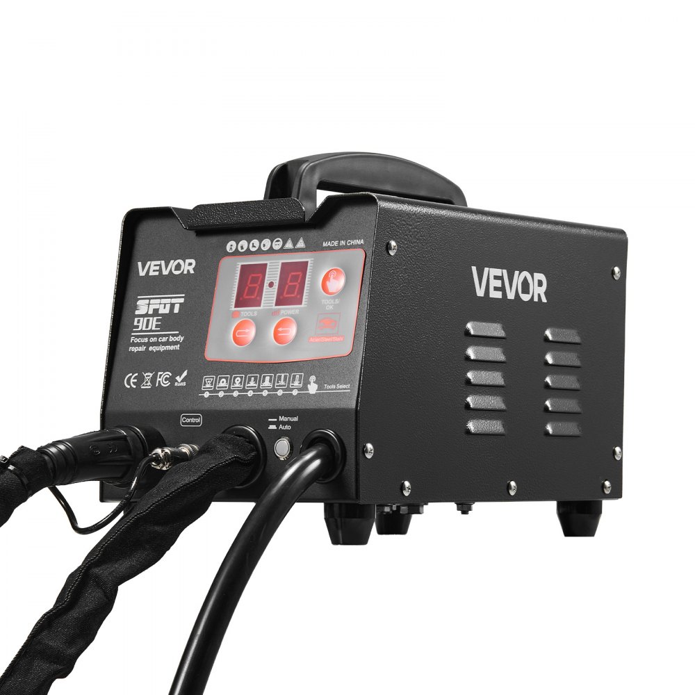 VEVOR Stud Welder Dent Repair Kit & Welding Cart, 3KW Spot Welder with 2 Welding Guns and 7 Modes, 110V Auto Body Spot Welding Dent Repair Machine for Steel Panel Repair