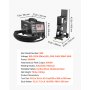 VEVOR Stud Welder Dent Repair Kit & Welding Cart, 3KW Spot Welder with 2 Welding Guns and 7 Modes, 110V Auto Body Spot Welding Dent Repair Machine for Steel Panel Repair