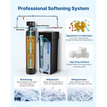 VEVOR Water Softener Whole House Water Softener System 32000 Grains Control Head