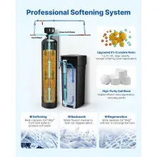 VEVOR Water Softener Whole House Water Softener System 48000 Grains Control Head