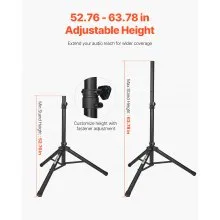 2 X 10 in Speakers PA System 800W Mixer Wireless Bluetooth Mic for DJ Party