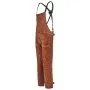 VEVOR Leather Welding Apron Split Leg, Heavy Duty Cowhide Flame Resistant Welding Pants for Men Women, Heat-Resistant Safety Apron with 3 Pockets for Woodworking, Gardening, Blacksmithing, XL-Size