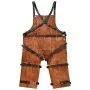 VEVOR Leather Welding Apron Split Leg, Heavy Duty Cowhide Flame Resistant Welding Pants for Men Women, Heat-Resistant Safety Apron with 3 Pockets for Woodworking, Gardening, Blacksmithing, XL-Size