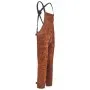 VEVOR Leather Welding Apron Split Leg, Heavy Duty Cowhide Flame Resistant Welding Pants for Men Women, Heat-Resistant Safety Apron with 3 Pockets for Woodworking, Gardening, Blacksmithing, XL-Size