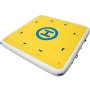 VEVOR Inflatable Dock Floating Platform, 8 x 8 ft, 3-5 Person Capacity, 6 inches Thick, Swim Dock with Hand Pump, Electric Air Pump & Storage Bag, Drop Stitch PVC Non-Slip Raft for Pool Beach Ocean