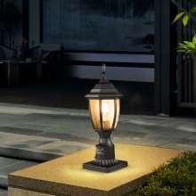 VEVOR Dusk to Dawn Outdoor Lamp Post Light Fixture 400 mm Pole or Pier Mount