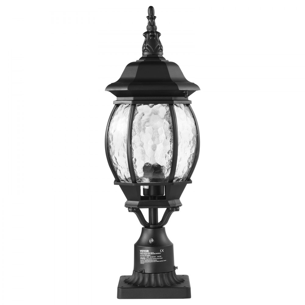 VEVOR 2 PCs Dusk to Dawn Outdoor Lamp Post Light Fixture 530 mm Pole Pier Mount