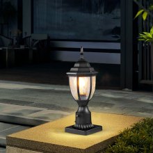 VEVOR 2 υπολογιστές Dusk to Dawn Outdoor Lamp Post Light Fixture 390 mm Pole Pier Mount