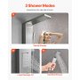 Shower Panel Tower System Stainless Steel Column Rainfall Head Massage Jet 3Mode