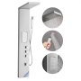 Shower Panel Tower System Stainless Steel Column Rainfall Head Massage Jet 3Mode