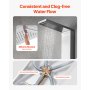 Shower Panel Tower System Stainless Steel Column Rainfall Head Massage Jet 5Mode