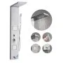 VEVOR Shower Panel Tower System with Rainfall Waterfall Shower Head, 53 in Brushed Stainless Steel Shower Column, 5-Function Faucet, Wall-Mount Rain Massage System with 2 Body Jet, Handheld, Tub Spout