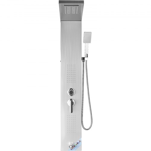 VEVOR Shower Panel System 5 Shower Modes LED Shower Panel Tower Rainfall Waterfall 2 Body Massage Jets Handheld Shower Head FTYS5CS2MSDPJJRDMV9 - The Home Depot - View #4