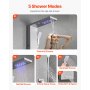 VEVOR Shower Panel Tower System Stainless Steel Column Rainfall Head 5 Modes