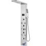 VEVOR Shower Panel System, 6 Shower Modes, LED & Screen Hydroelectricity Shower Panel Tower, Rainfall, Waterfall, 8 Massage Jets, Tub Spout, Handheld Shower, Stainless Steel Wall-Mounted Shower Set