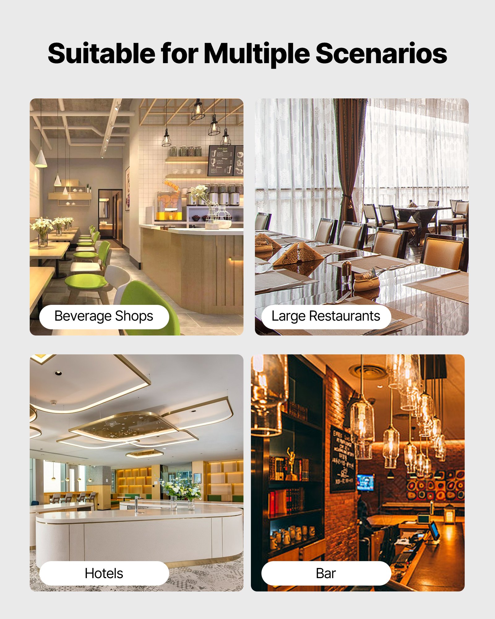 VEVOR Ice Storage Bin, 113kg Capacity Ice Bin, Stainless Steel Ice Storage Bins with Filter and Adjustable Anti-slip Rubber Feet, Suitable for Restaurant Hotel and Beverage Shops