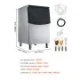 VEVOR Ice Storage Bin, 250LBS Capacity Ice-Bin, Stainless Steel Ice Storage Bins with Filter and Adjustable Anti-slip Rubber Feet, Suitable for Restaurant Hotel and Beverage Shops