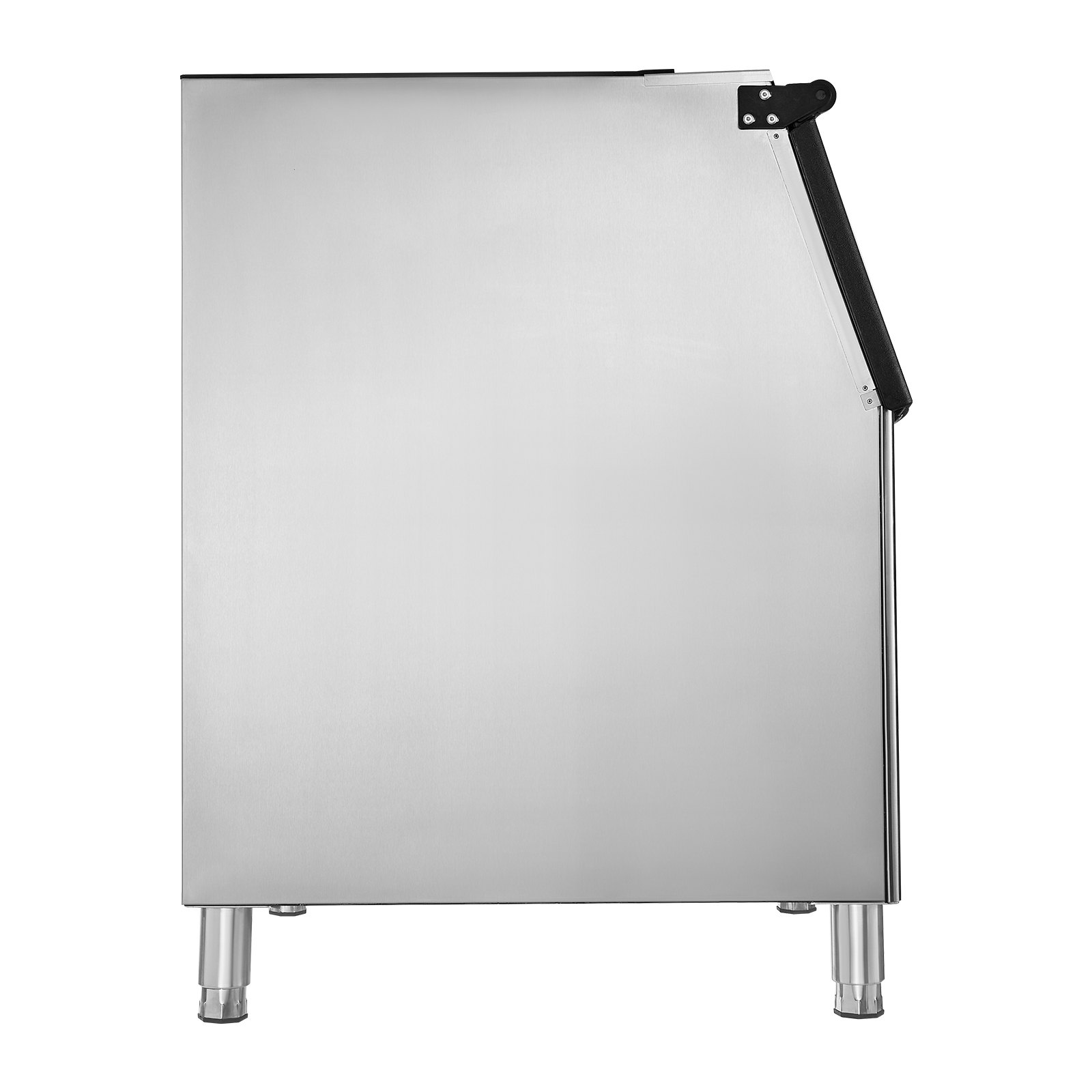 VEVOR Commercial Ice Maker Storage Bin, 500 LBS Capacity Ice-Bin, Stainless Steel Commercial Ice Storage Bin with Adjustable Anti-slip Rubber Feet, Suitable for Restaurant Hotel and Beverage Shops
