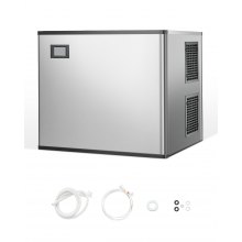 Commercial Ice Maker Machine 800 lbs/24 h Self-Cleaning Ice Machine - Head Only