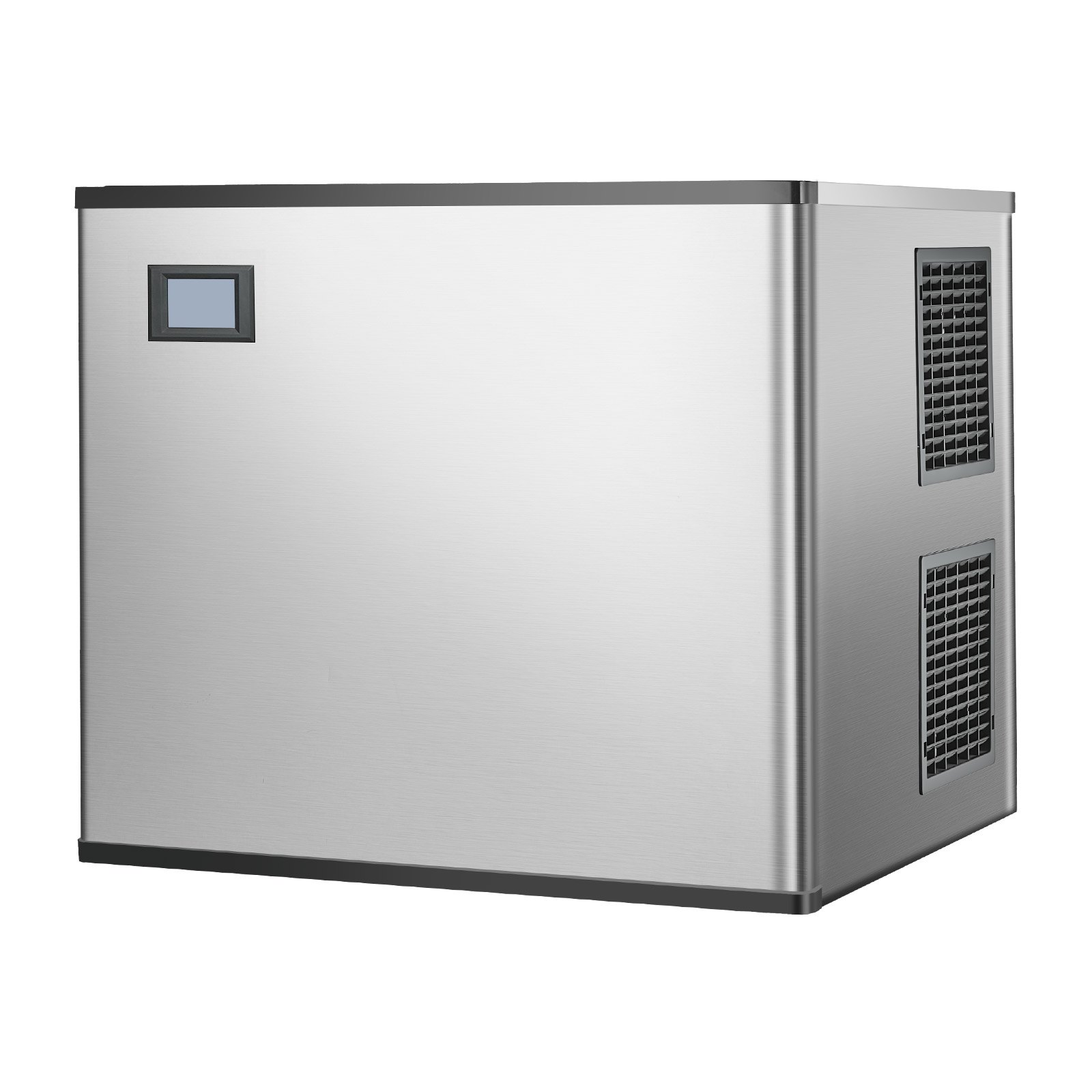 VEVOR Commercial Ice Maker Machine 800 lbs/24 h, 26 Inch Stainless Steel Industrial Ice Machine, Self-Cleaning and Scheduled Ice Making, Modular Ice Cube Machine for Restaurant Hotel - Head Only