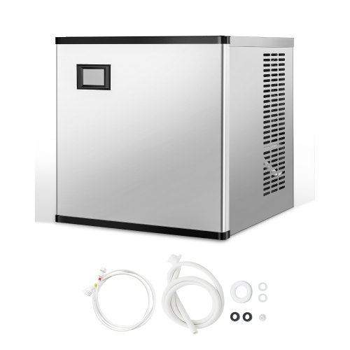 VEVOR Commercial Ice Maker Machine-Head 500 lbs/24 h, 22 Inch Stainless Steel Industrial Ice Machine, Self-Cleaning and Scheduled Ice Making, Modular Ice Cube Machine for Restaurant Hotel - Head Only