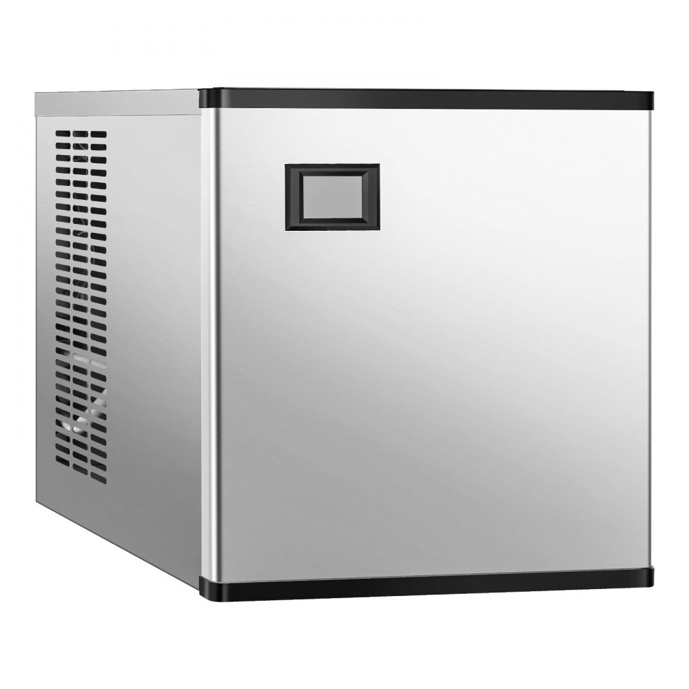Máquina de hielo comercial VEVOR de 226 kg/24 h, máquina de hielo industrial de acero inoxidable de 56 cm, autolimpiable y programada, máquina modular de cubitos de hielo para restaurantes y hoteles (solo cabezal)