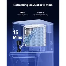 VEVOR Commercial Ice Maker Machine-Head 500 lbs/24 h, 22 Inch Stainless Steel Industrial Ice Machine, Self-Cleaning and Scheduled Ice Making, Modular Ice Cube Machine for Restaurant Hotel - Head Only
