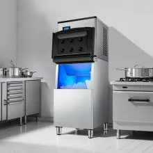 VEVOR Commercial Ice Maker Machine-Head 500 lbs/24 h, 22 Inch Stainless Steel Industrial Ice Machine, Self-Cleaning and Scheduled Ice Making, Modular Ice Cube Machine for Restaurant Hotel - Head Only