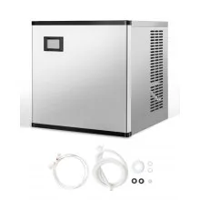 VEVOR Commercial Ice Maker Machine-Head 500 lbs/24 h, 22 Inch Stainless Steel Industrial Ice Machine, Self-Cleaning and Scheduled Ice Making, Modular Ice Cube Machine for Restaurant Hotel - Head Only