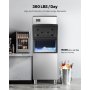 Commercial Ice Maker Machine - Head 360 lbs/Day Self-Cleaning Ice Machine，Modular Ice Cube Machine for Restaurant Hotel - Head Only