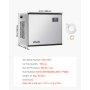 Máquina para fabricar hielo comercial VEVOR - Cabezal, 160 kg/día, de acero inoxidable, con autolimpieza, producción programada de hielo, grosor ajustable, ideal para restaurantes, bares, cafeterías y hoteles (solo cabezal)