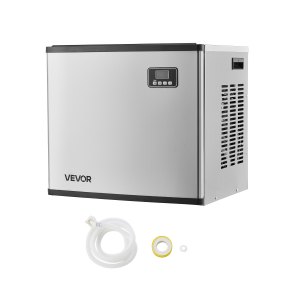 VEVOR Commercial Ice Maker Machine - Head, 500 Lbs/Day Stainless Steel Ice Machine with Self-Cleaning, Scheduled Ice-Making, Adjustable Thickness, Ideal for Restaurant Bar Cafe Hotel - Head Only | VEVOR US