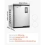 VEVOR Commercial Ice Maker Machine - Head, 800 Lbs/Day Stainless Steel Ice Machine with Scheduled Ice-Making, Self-Cleaning, Adjustable Thickness, Ideal for Restaurant Bar Cafe Hotel - Head Only