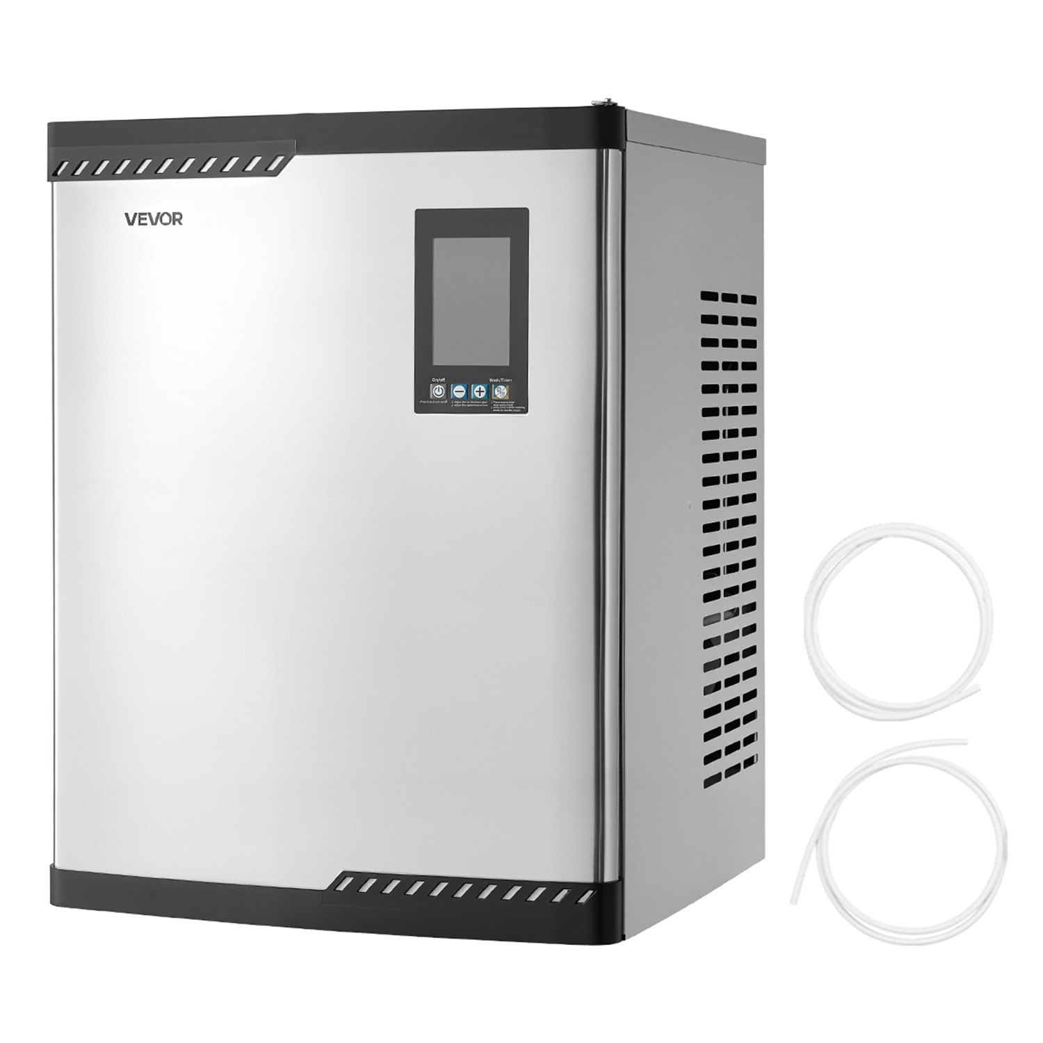 VEVOR Commercial Ice Maker Machine - Head, 800 Lbs/Day Stainless Steel Ice Machine with Scheduled Ice-Making, Self-Cleaning, Adjustable Thickness, Ideal for Restaurant Bar Cafe Hotel - Head Only