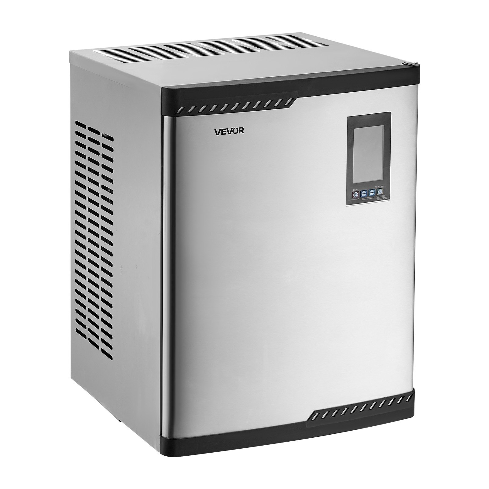 VEVOR Commercial Ice Maker Machine - Head, 800 Lbs/Day Stainless Steel Ice Machine with Scheduled Ice-Making, Self-Cleaning, Adjustable Thickness, Ideal for Restaurant Bar Cafe Hotel - Head Only