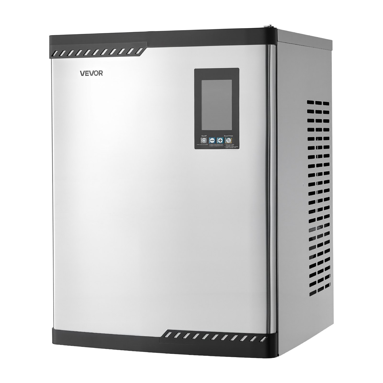 VEVOR Commercial Ice Maker Machine - Head, 800 Lbs/Day Stainless Steel Ice Machine with Scheduled Ice-Making, Self-Cleaning, Adjustable Thickness, Ideal for Restaurant Bar Cafe Hotel - Head Only