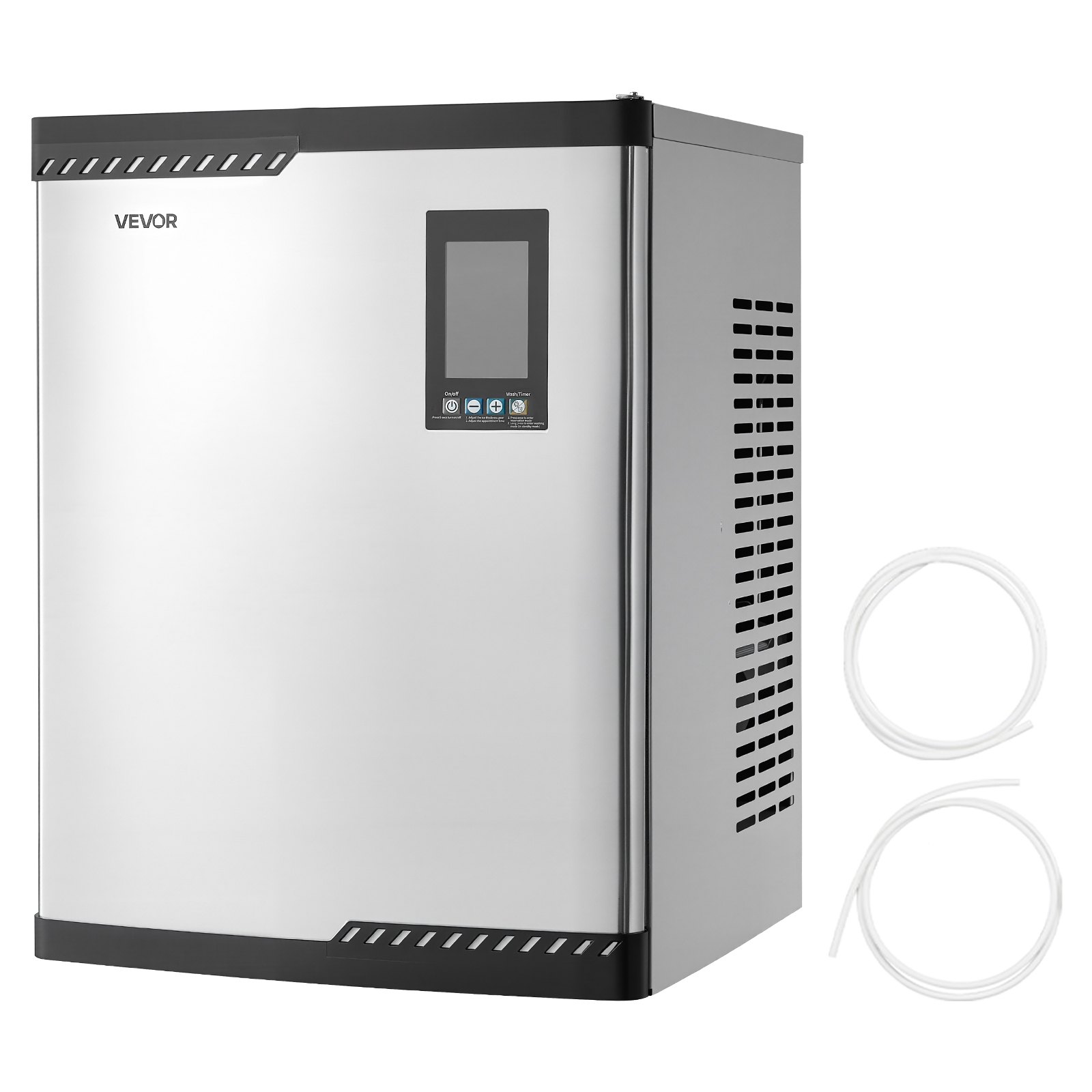 VEVOR Commercial Ice Maker Machine - Head, 800 Lbs/Day Stainless Steel Ice Machine with Scheduled Ice-Making, Self-Cleaning, Adjustable Thickness, Ideal for Restaurant Bar Cafe Hotel - Head Only