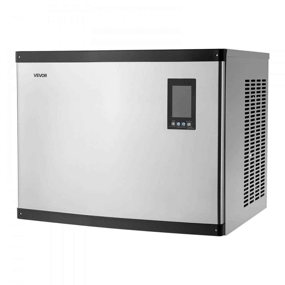 VEVOR Commercial Ice Maker Machine - Head, 1000 Lbs/Day Stainless Steel Ice Machine with Scheduled Ice-Making, Self-Cleaning, Adjustable Thickness, Ideal for Restaurant Bar Cafe Hotel - Head Only