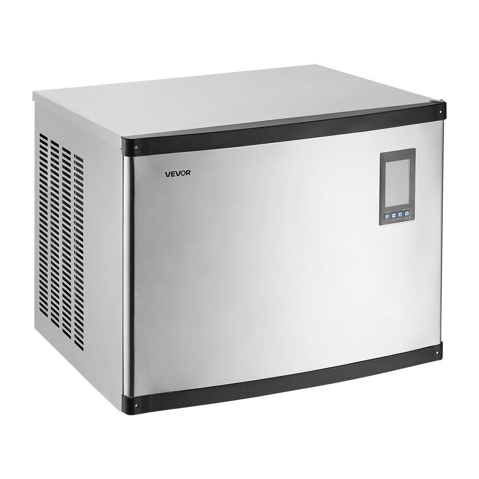 VEVOR Commercial Ice Maker Machine - Head, 1000 Lbs/Day Stainless Steel Ice Machine with Scheduled Ice-Making, Self-Cleaning, Adjustable Thickness, Ideal for Restaurant Bar Cafe Hotel - Head Only