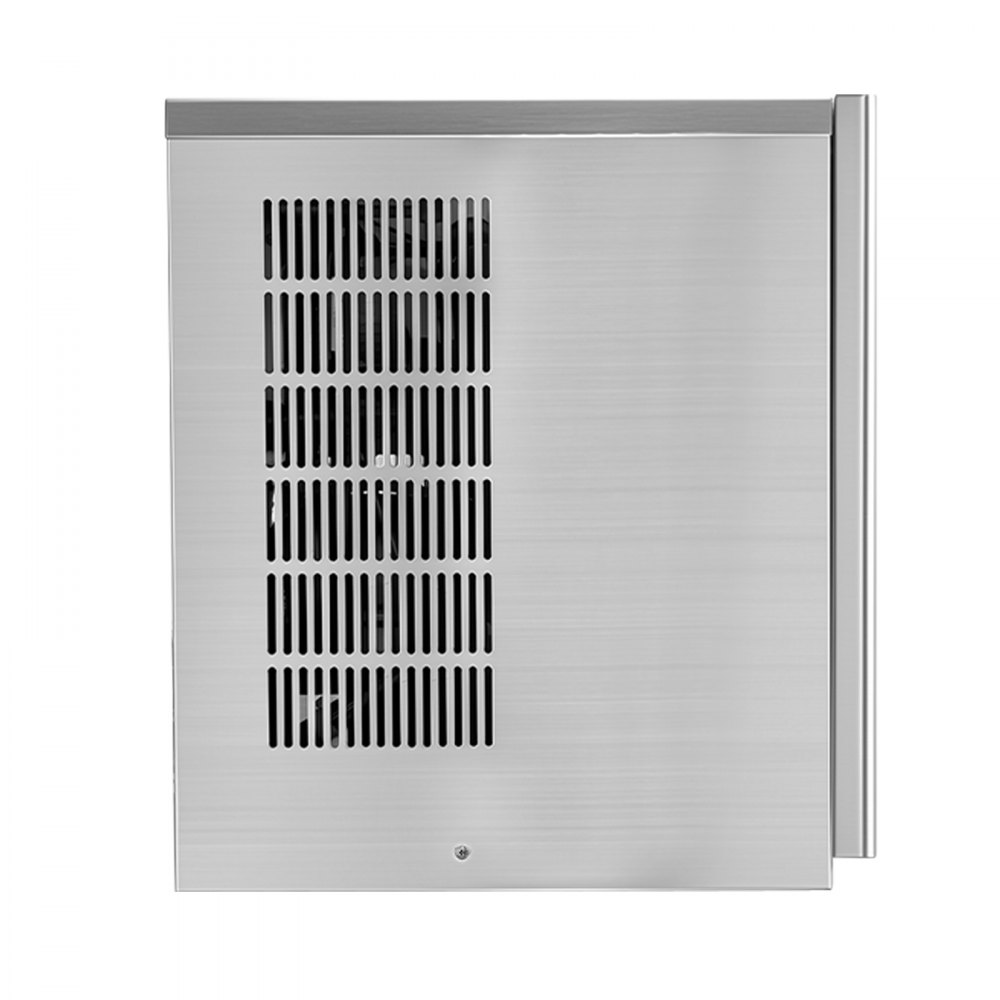VEVOR Commercial Ice Maker Machine 370 Lbs/24H Stainless Steel Head Only, Ice-Making for Restaurant Bar Cafe Hotel, Ice Ready in 15 Mins, with Self-Cleaning, 132 pcs Ice Tray, Adjustable Thickness