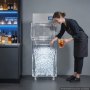 VEVOR Commercial Ice Maker Machine 209 kg/24H Stainless Steel Head Only, Ice-Making for Restaurant Bar Cafe Hotel, Ice Ready in 15 Mins, with Self-Cleaning, 156 pcs Ice Tray, Adjustable Thickness