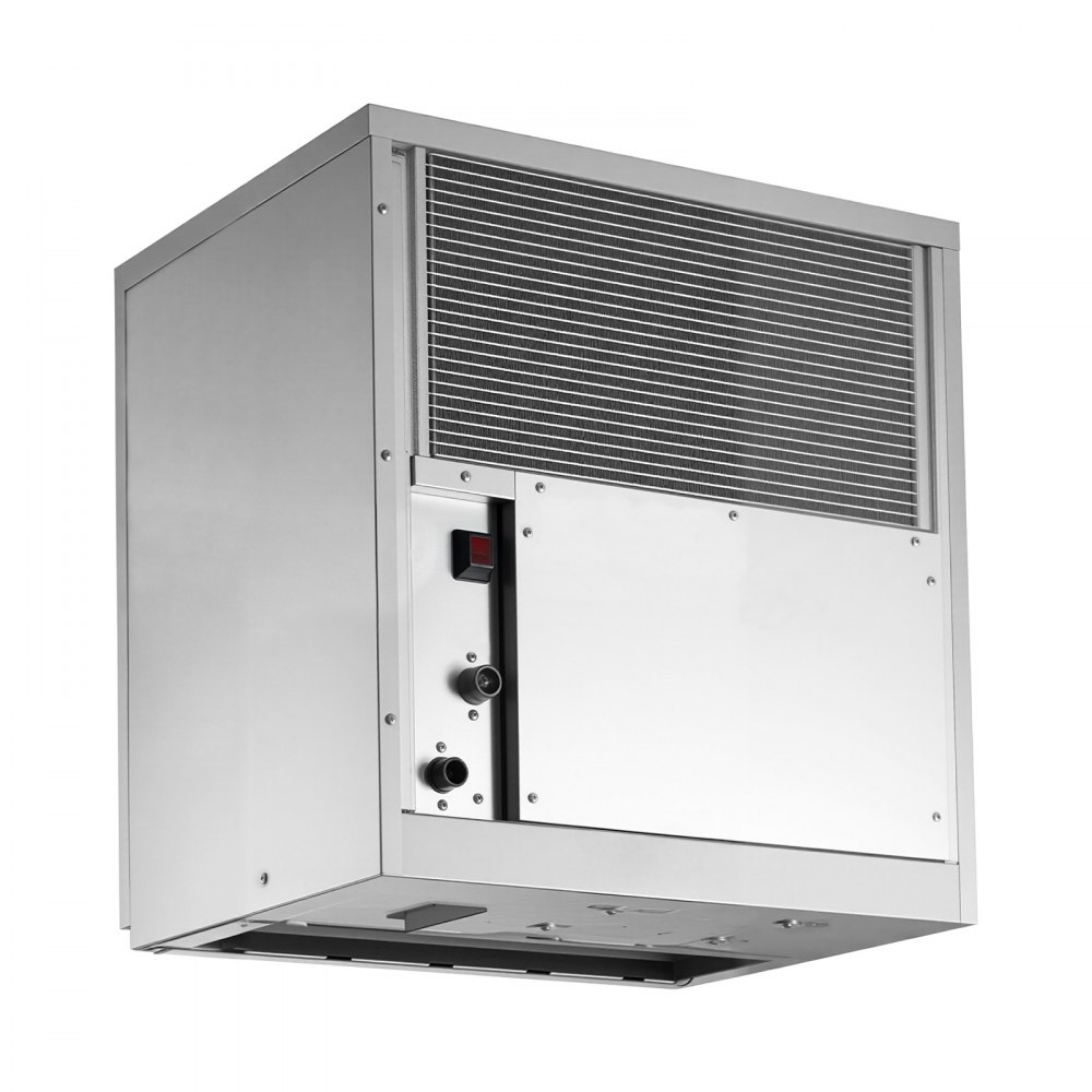 VEVOR Commercial Ice Maker Machine 254 kg/24H Stainless Steel Head Only, Ice-Making for Restaurant Bar Cafe Hotel, Ice Ready in 15 Mins, with Self-Cleaning, 182 pcs Ice Tray, Adjustable Thickness