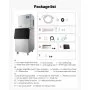 VEVOR Commercial Ice Maker Machine, 360LBS/24H Ice-Making Machine with 250LBS Large Storage Bin, Auto Self-Cleaning Ice Maker with Touchscreen for Bar Cafe Restaurant Business Commercial