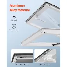 36x36in Concession Stand Serving Window Food Truck Service Awning Aluminum Alloy
